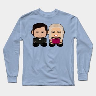 Mr. & Mrs. FDOTUS POLITICO'BOT Toy Robot Long Sleeve T-Shirt